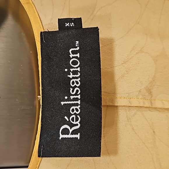 💕REALISATION PAR💕 The Stevie Top ~ Sunflower Yellow Print XS - Picture 15 of 16